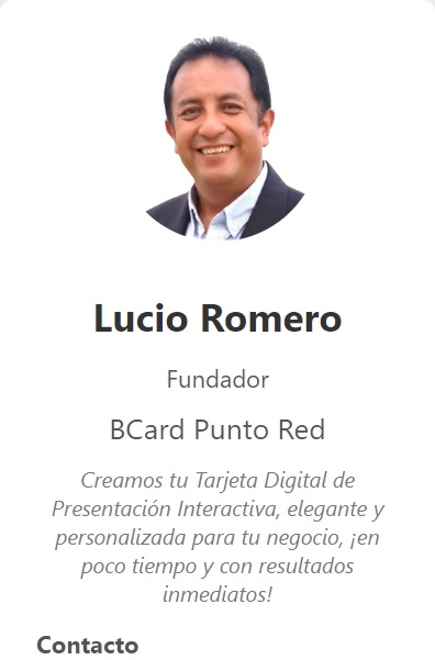 Ejemplo de Tarjeta Digital 1